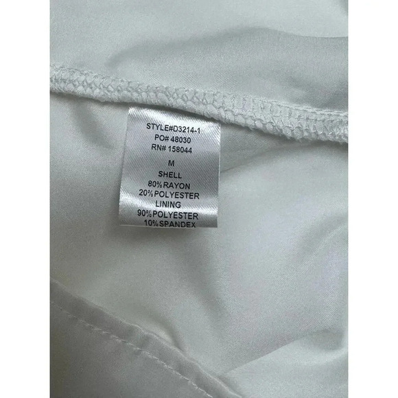 Altar’d State White Feather Trimmed Satin Mini Dress Size Medium Bridal - Picture 5 of 10